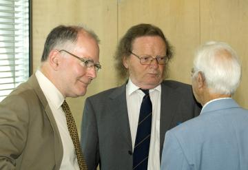 Professor Brian Spratt, Dr Bernard Dixon, Professor Gordon Stewart
